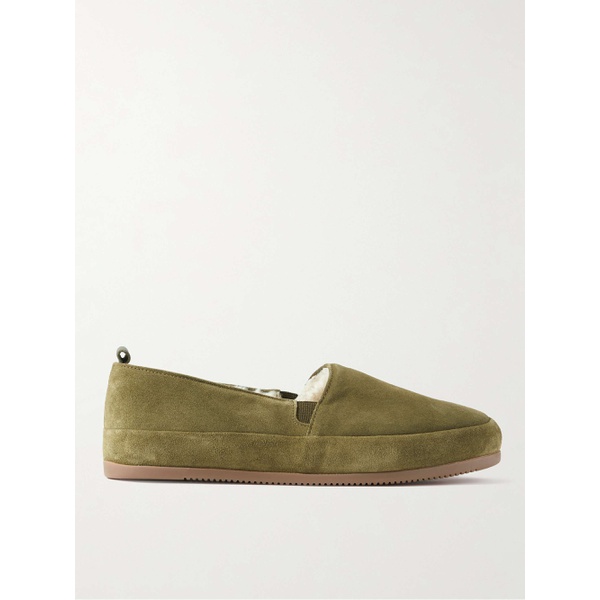  MULO Shearling-Lined Suede Slippers 1647597322878023