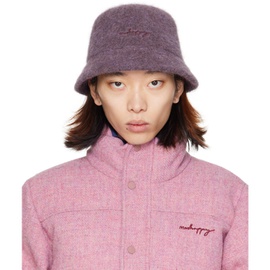 Madhappy Purple Classics Alpaca Bucket Hat 241420M140006