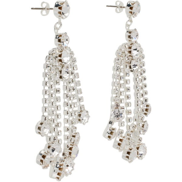  마그다 부트림 Magda Butrym Silver Crystal Drop Earrings 232533F022004