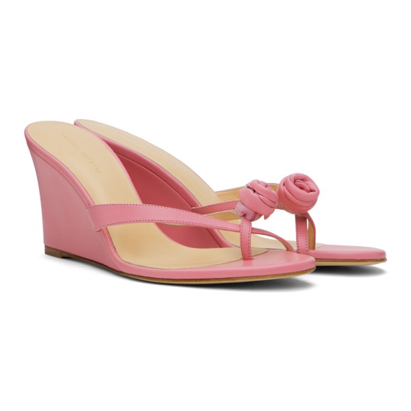  마그다 부트림 Magda Butrym Pink Wedge Heeled Sandals 241533F125009
