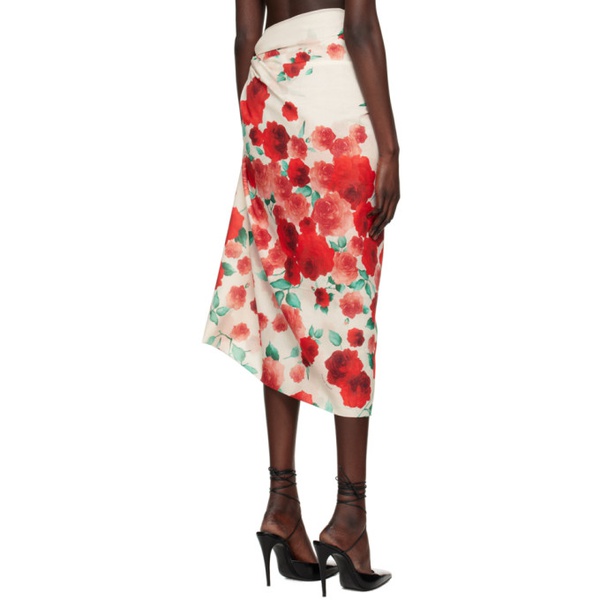  마그다 부트림 Magda Butrym 오프화이트 Off-White Floral Maxi Skirt 231533F093001