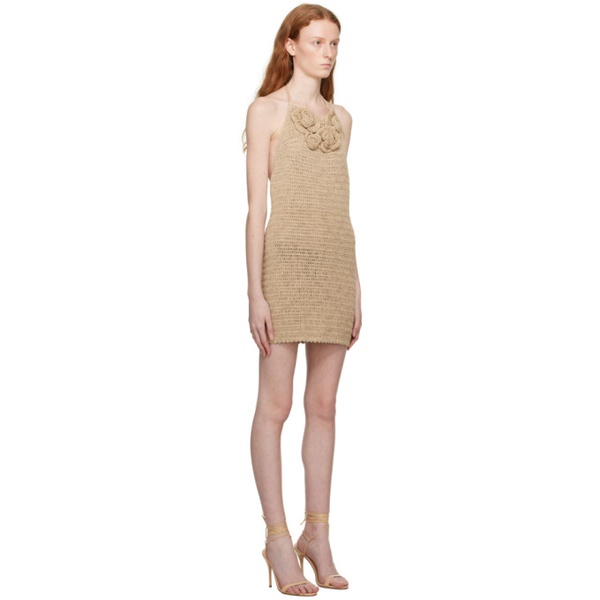  마그다 부트림 Magda Butrym Beige Halter Minidress 231533F052007