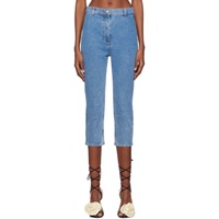마그다 부트림 Magda Butrym Blue Slim-Fit Jeans 241533F069000