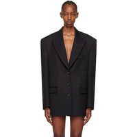 마그다 부트림 Magda Butrym Black Peaked Lapel Blazer 241533F057005