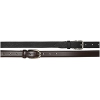 마리아노 Magliano Black & Brown Leather Double Belt 221516M131000