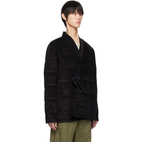  Maharishi Black Cord Jacket 232983M180003