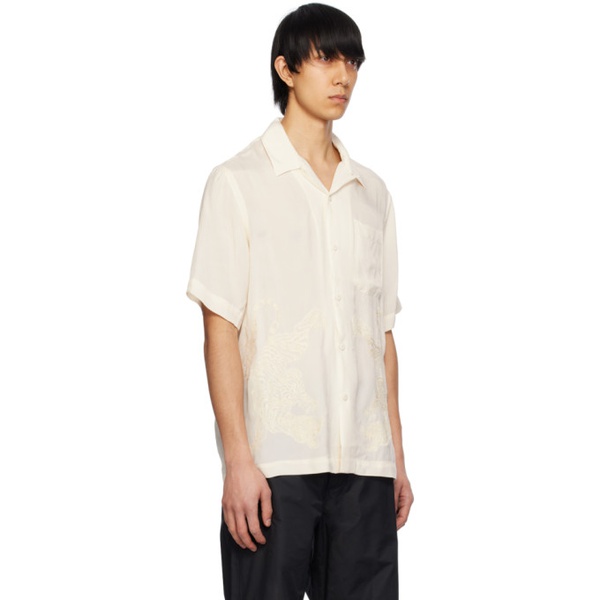  Maharishi Beige Take Tora Shirt 241983M192007