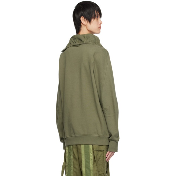 Maharishi Green Shinobi Sweatshirt 232983M202003