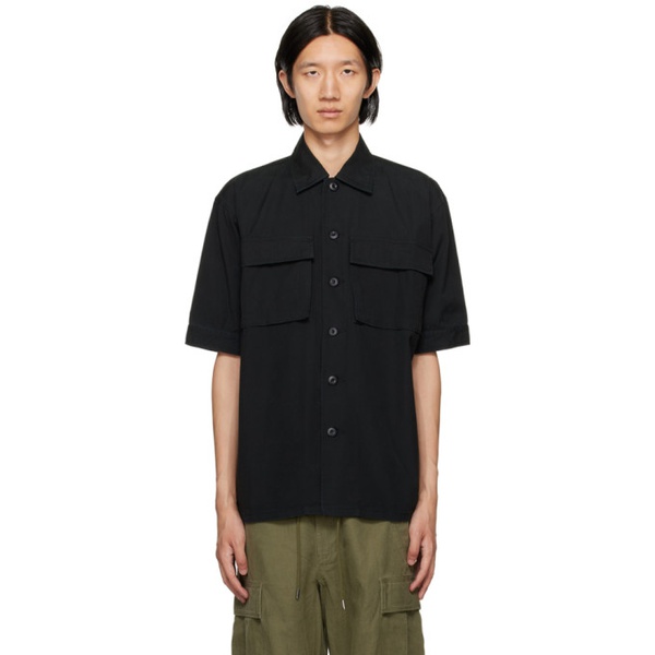  Maharishi Black Advisors Shirt 232983M192003