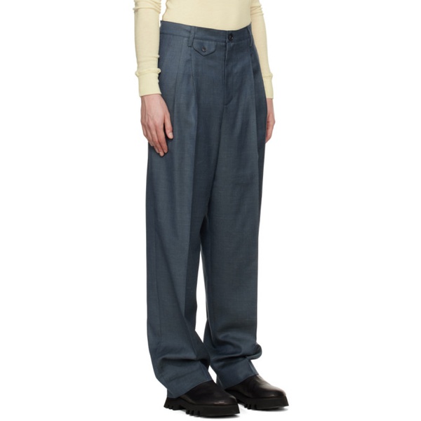  Maiden Name Blue Emily Trousers 231938M191002