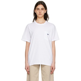 Maison Kitsune White Fox T-Shirt 221389F110029