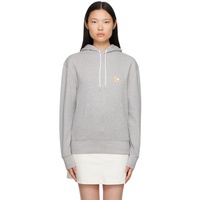 Maison Kitsune Gray Chillax Fox Hoodie 232389F097011