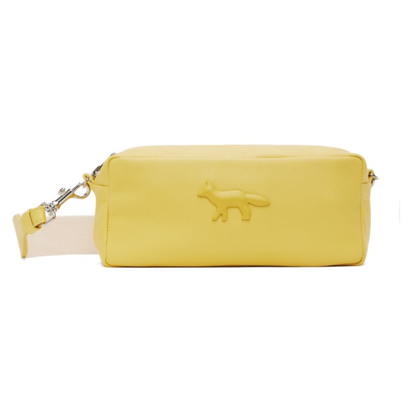 메종키츠네 Maison Kitsune Yellow Cloud Trousse Bag 241389F048001