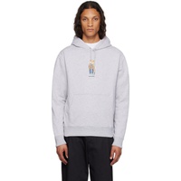 Maison Kitsune Gray Dressed Fox Hoodie 232389M202027