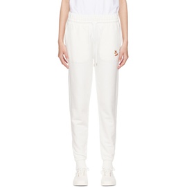 Maison Kitsune 오프화이트 Off-White Chillax Fox Lounge Pants 221389F086002