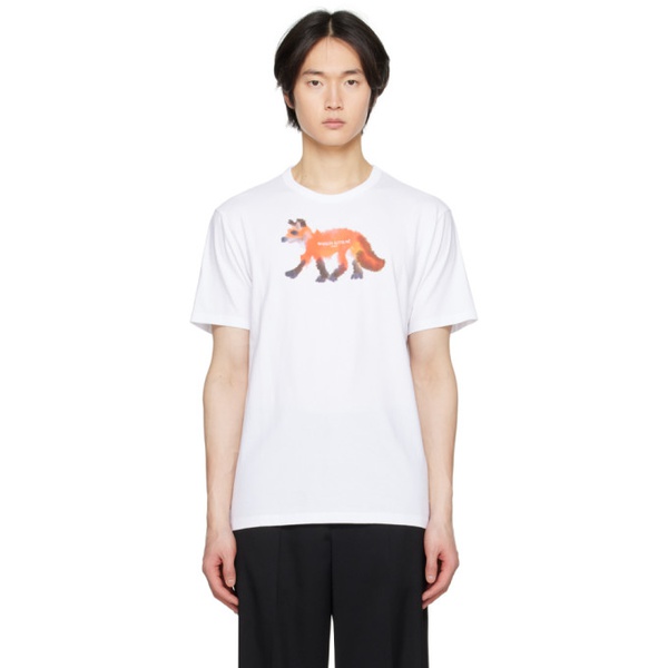 메종키츠네 Maison Kitsune White Rop Van Mierlo 에디트 Edition Fox Classic T-Shirt 231389M213060