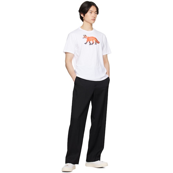 메종키츠네 Maison Kitsune White Rop Van Mierlo 에디트 Edition Fox Classic T-Shirt 231389M213060