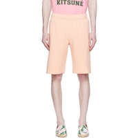 Maison Kitsune Orange Hotel Olympia 에디트 Edition Fox Head Shorts 232389M193000