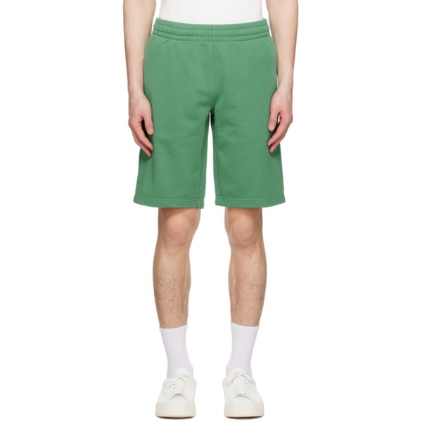 메종키츠네 Maison Kitsune Green Crest Shorts 232389M193001