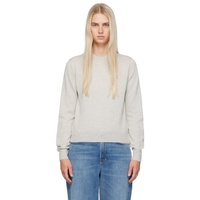 Maison Kitsune Gray Bold Fox Head Sweater 242389F096002