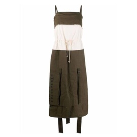 메종마르지엘라 Maison Margiela Ladies Military Deconstructed Sleeveless Midi Dress, Brand Size 38 (US Size 4) S51CU0301S54615727