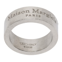 메종마르지엘라 Maison Margiela Silver Logo Ring 232168F024005
