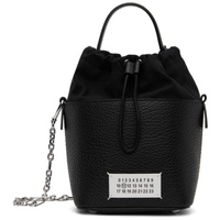 메종마르지엘라 Maison Margiela Black Small 5AC Bucket Bag 232168M170032