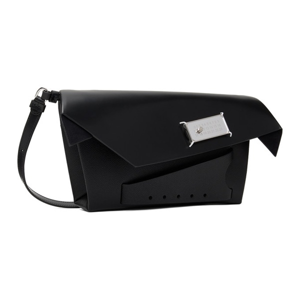 메종마르지엘라 메종마르지엘라 Maison Margiela Black Snatched Classique Medium Bag 241168M170057