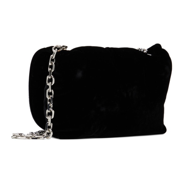 메종마르지엘라 메종마르지엘라 Maison Margiela Black Glam Slam Flap Small Bag 241168F048006