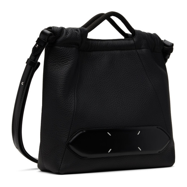 메종마르지엘라 메종마르지엘라 Maison Margiela Black Soft 5AC Drawstring Small Bag 241168M166010