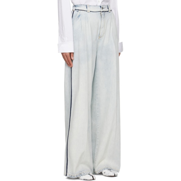 메종마르지엘라 메종마르지엘라 Maison Margiela Blue Memory Of Oversized Jeans 241168F069006