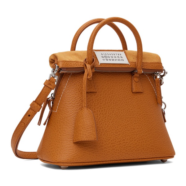 메종마르지엘라 메종마르지엘라 Maison Margiela Tan 5AC Classique Mini Bag 241168F046007