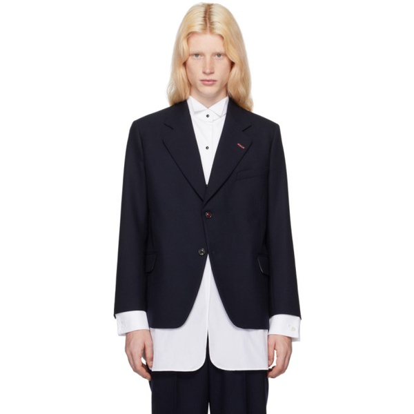 메종마르지엘라 메종마르지엘라 Maison Margiela Navy M Button Blazer 232168M195015