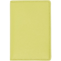 메종마르지엘라 Maison Margiela Yellow Four Stitches Card Holder 231168M163001
