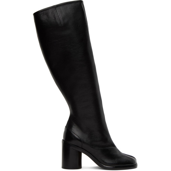 메종마르지엘라 메종마르지엘라 Maison Margiela Black Tabi Knee-High Boots 231168F115002