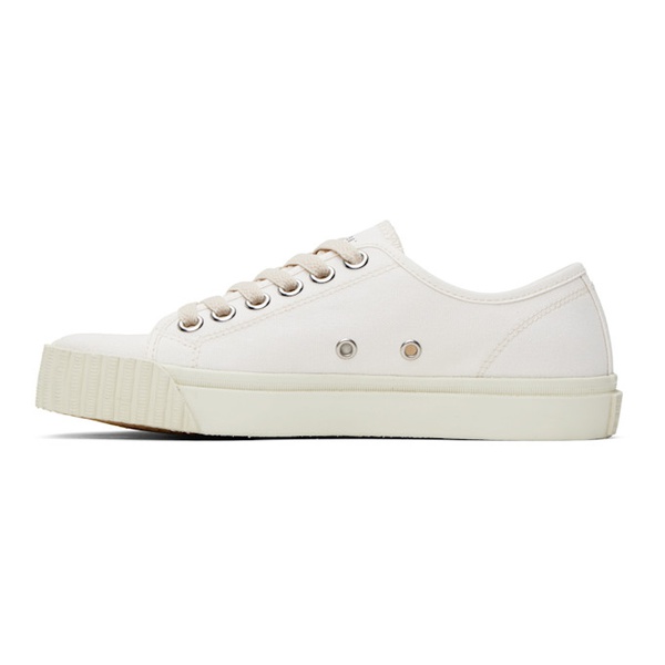 메종마르지엘라 메종마르지엘라 Maison Margiela 오프화이트 Off-White Tabi Sneakers 231168F128003