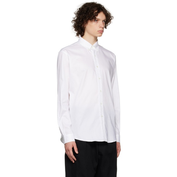 메종마르지엘라 메종마르지엘라 Maison Margiela White Button-Up Shirt 222168M192020