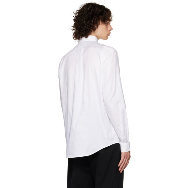 메종마르지엘라 메종마르지엘라 Maison Margiela White Button-Up Shirt 222168M192020