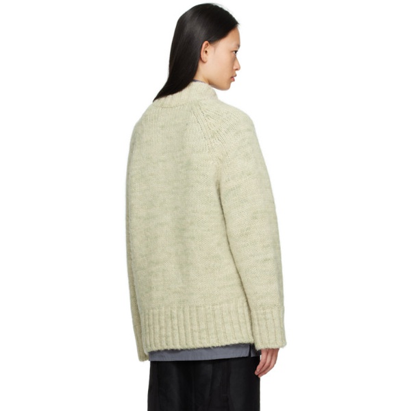 메종마르지엘라 메종마르지엘라 Maison Margiela Green Botanical Dye Cardigan 232168F095002