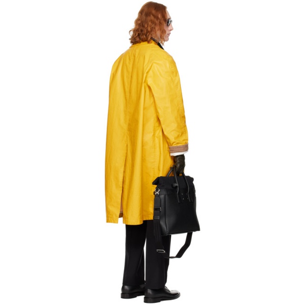 메종마르지엘라 메종마르지엘라 Maison Margiela Yellow Smudge Trench Coat 241168M184000