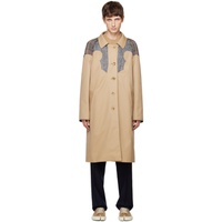 메종마르지엘라 Maison Margiela Beige Decortique Reversible Trench Coat 232168M184003