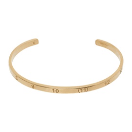메종마르지엘라 Maison Margiela Gold Logo Bracelet 241168M142013