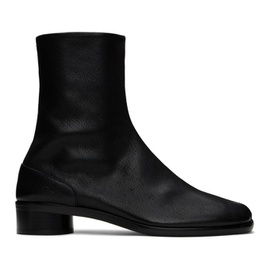 메종마르지엘라 Maison Margiela Black Tabi Ankle Boots 242168M228001