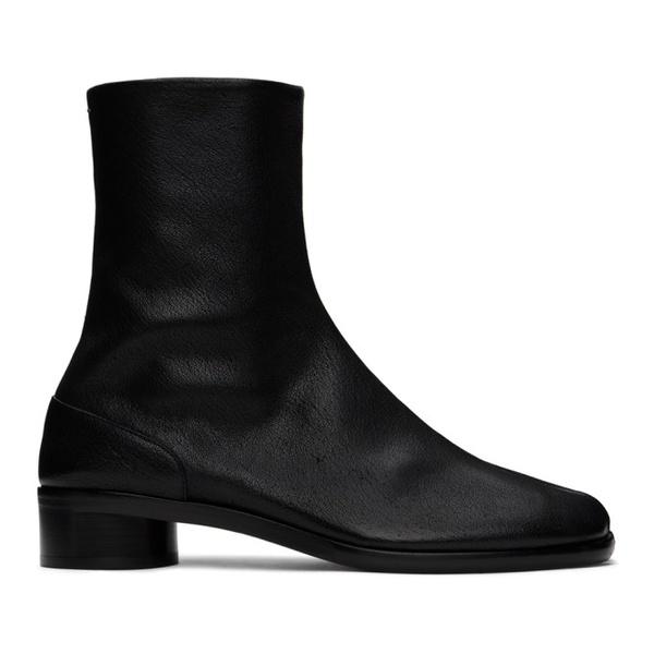 메종마르지엘라 메종마르지엘라 Maison Margiela Black Tabi Ankle Boots 242168M228001