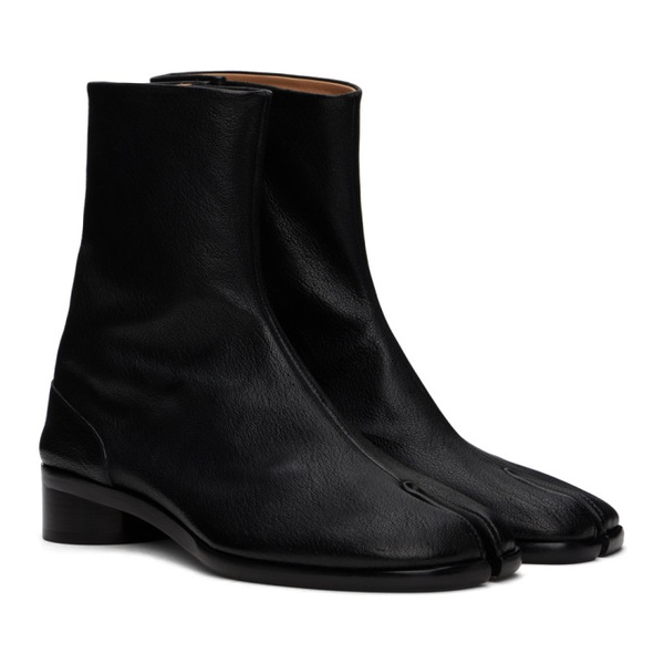 메종마르지엘라 메종마르지엘라 Maison Margiela Black Tabi Ankle Boots 242168M228001