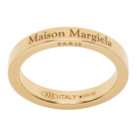 메종마르지엘라 Maison Margiela Gold Logo Ring 231168F024000