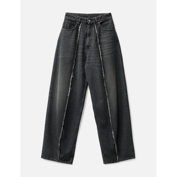  MM6 메종 마르지엘라 MM6 메종마르지엘라 Maison Margiela Black Denim Raw Pants 922197