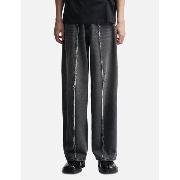  MM6 메종 마르지엘라 MM6 메종마르지엘라 Maison Margiela Black Denim Raw Pants 922197