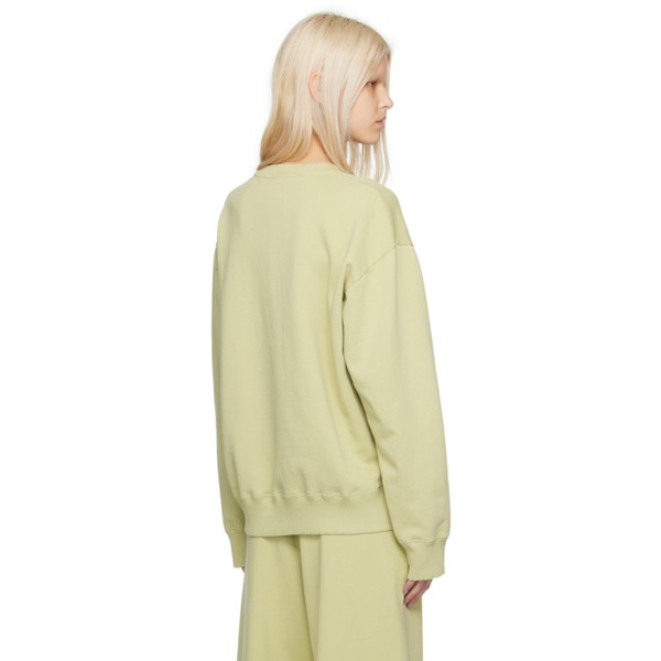  MM6 메종 마르지엘라 MM6 메종마르지엘라 Maison Margiela Green Safety Pin Sweatshirt 241188F096010