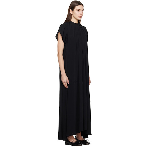  MM6 메종 마르지엘라 MM6 메종마르지엘라 Maison Margiela Black Asymmetric Maxi Dress 241188F055000